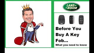 Player Profile Buy An OEM Land Rover Key Fob Replacement NOT A KNOCKOFF