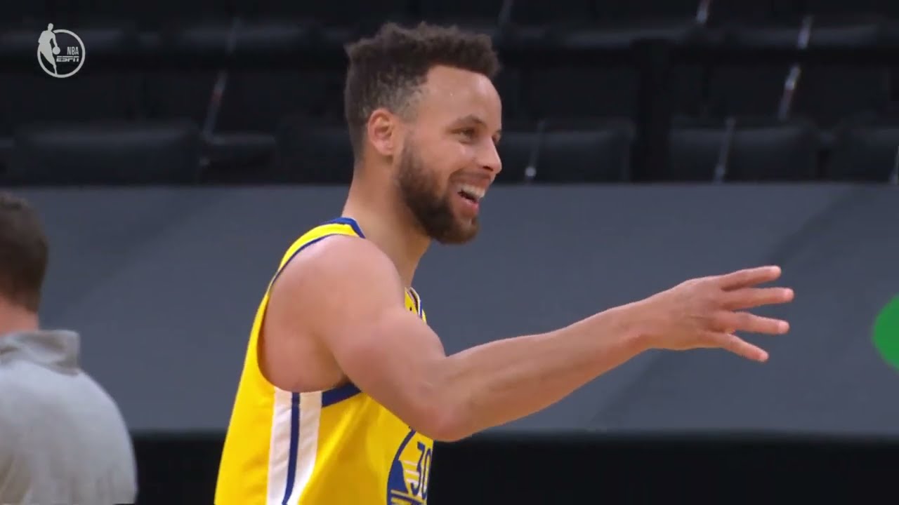 WATCH: Warrior Steph Curry Nails Absurd Hook 3-Pointer