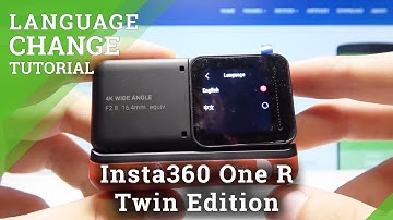 How to Change Language of Voice Controll in Insta360 One R Twin Edition
