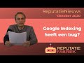Nieuwe Google Indexing bug - ReputatieNieuws oktober 2020