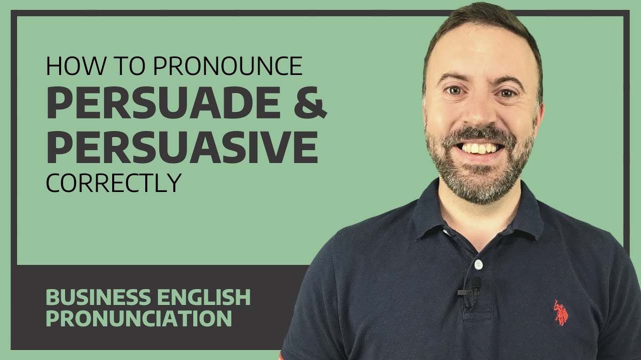 How To Pronounce Persuasion