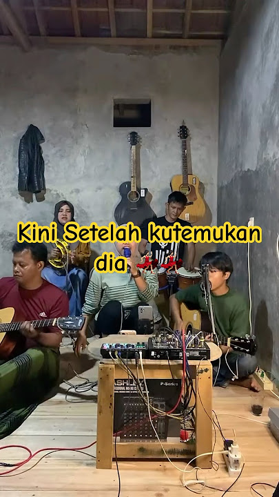 Terngiang ngiang sama pak Slamet 😭😭😭 #musisikeluarga #akustikdangdut #salahmusendiri #dangdut