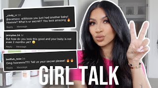 GIRL TALK: How to feel like yourself again after a baby! || Skin, Hair + Weight loss.