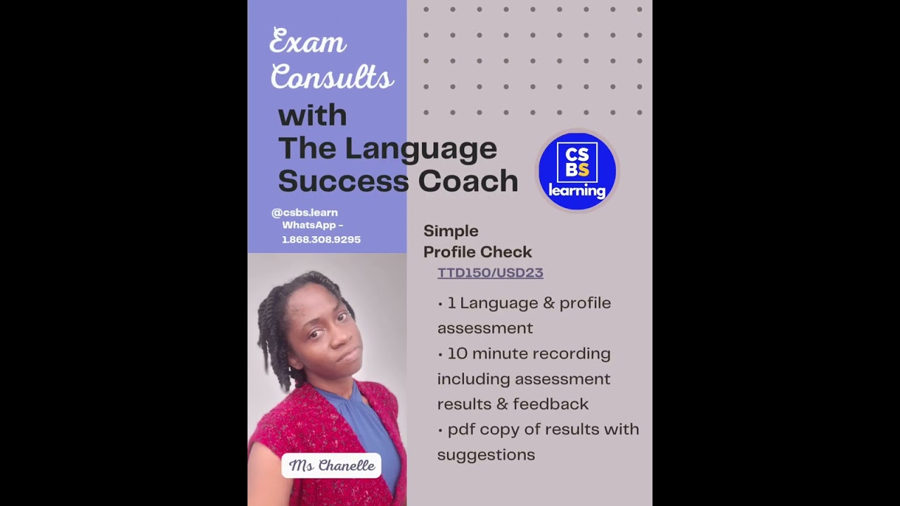 🎯 Ideal for CSEC English A & Spanish students who need to know their weak spots 