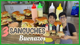 SANGUCHES CASEROS - 3 OPCIONES