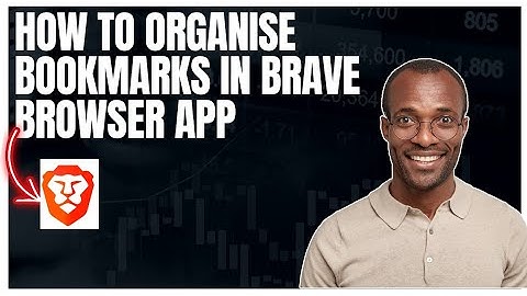 How to delete bookmarks in Brave browser