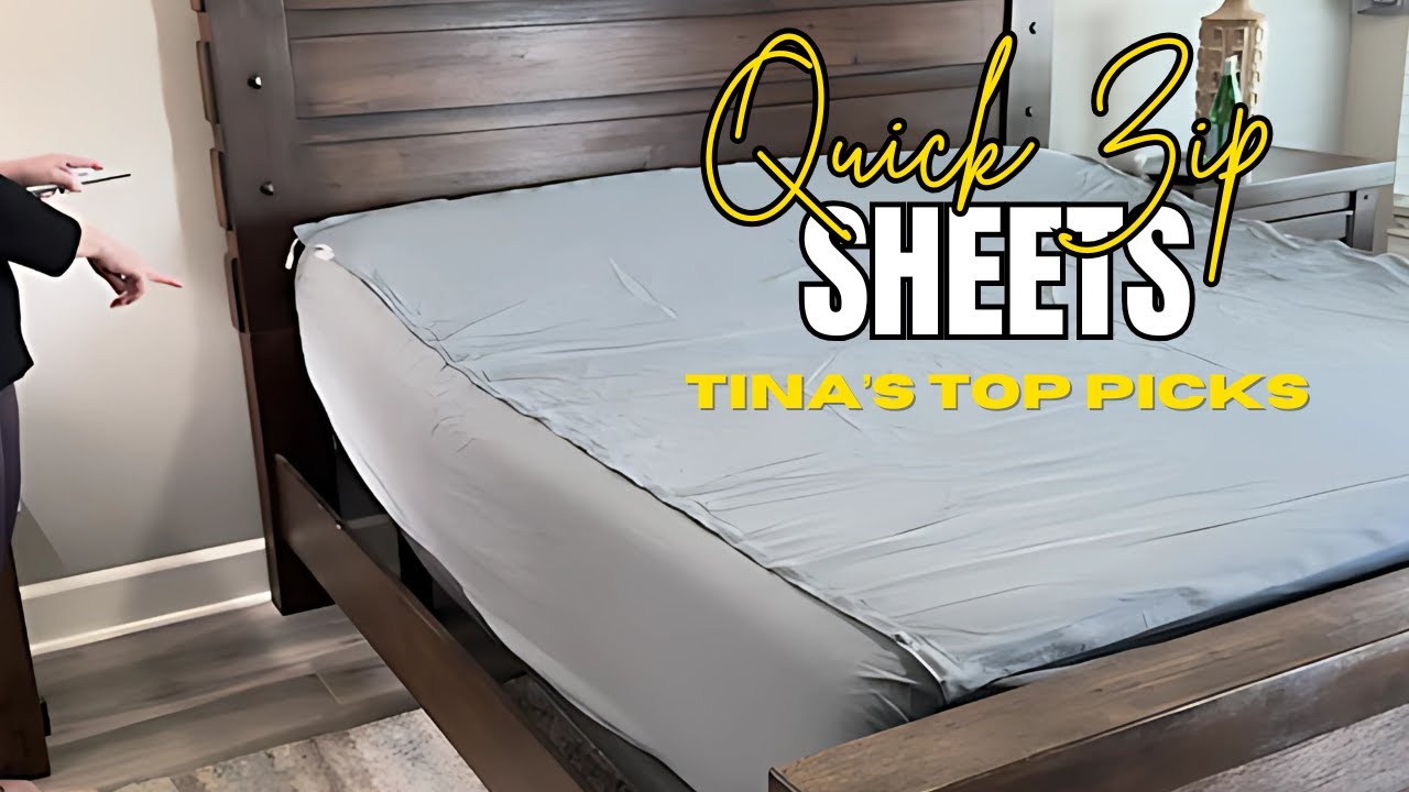 Changing The Quickzip Sheets Is Super Easy and Watch How They Stay On When Using An Adjustable Bed.