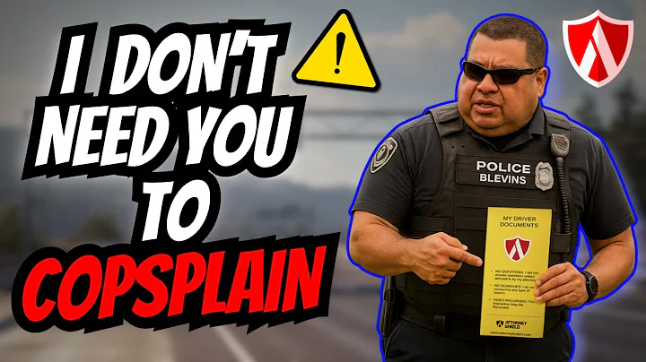 Cop Goes on a Power Trip, Accidentally Promotes Attorney Shield