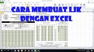 Cara Membuat LJK di Excel screenshot 3