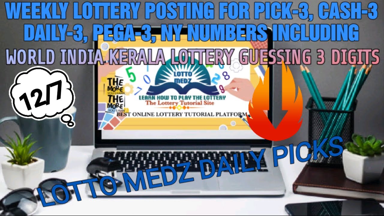 Weekly Lottery Predictions For Cash3, Pick3, Daily3, PEGA3 WORLD