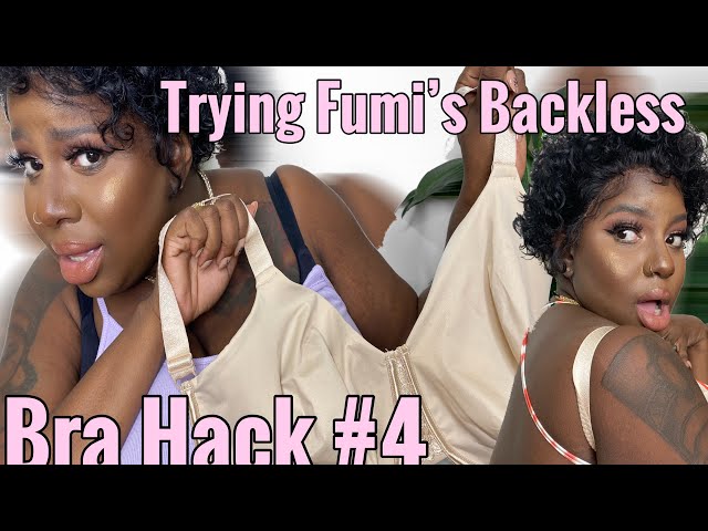 TRYING FUMI DESALU-VOLD'S BRA HACK 4 ON 40H BOOBS