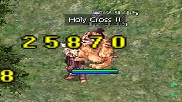 #RagnarokOnline Crusader Holy Cross Skill Test Geffenia F3