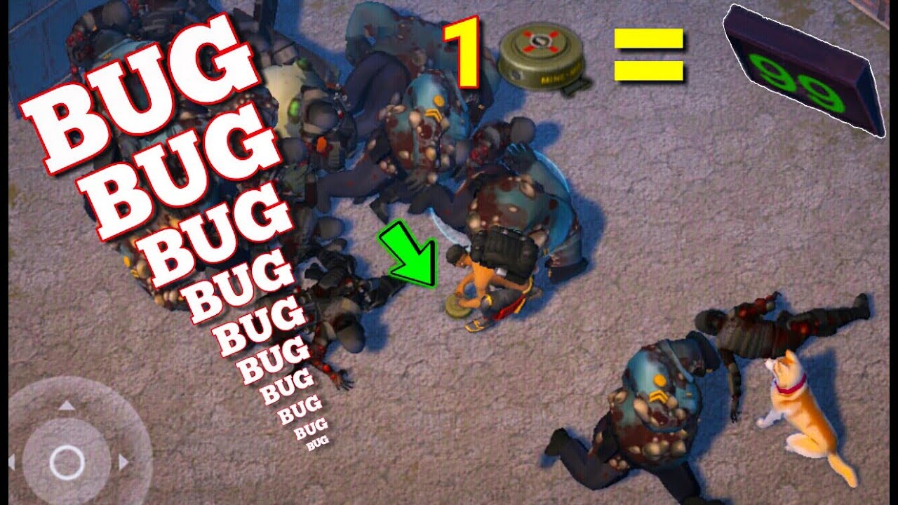 99 Waves Using One Land Mine " BUG"! Last Day On Earth Survival