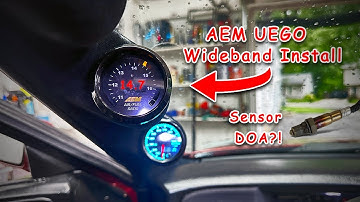 Installing An AEM UEGO Wideband In Project Prelude!