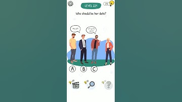 Who is? Brain Teaser & Riddles Level 221: Who should be her date? #gameplay #riddlemaster #brainout