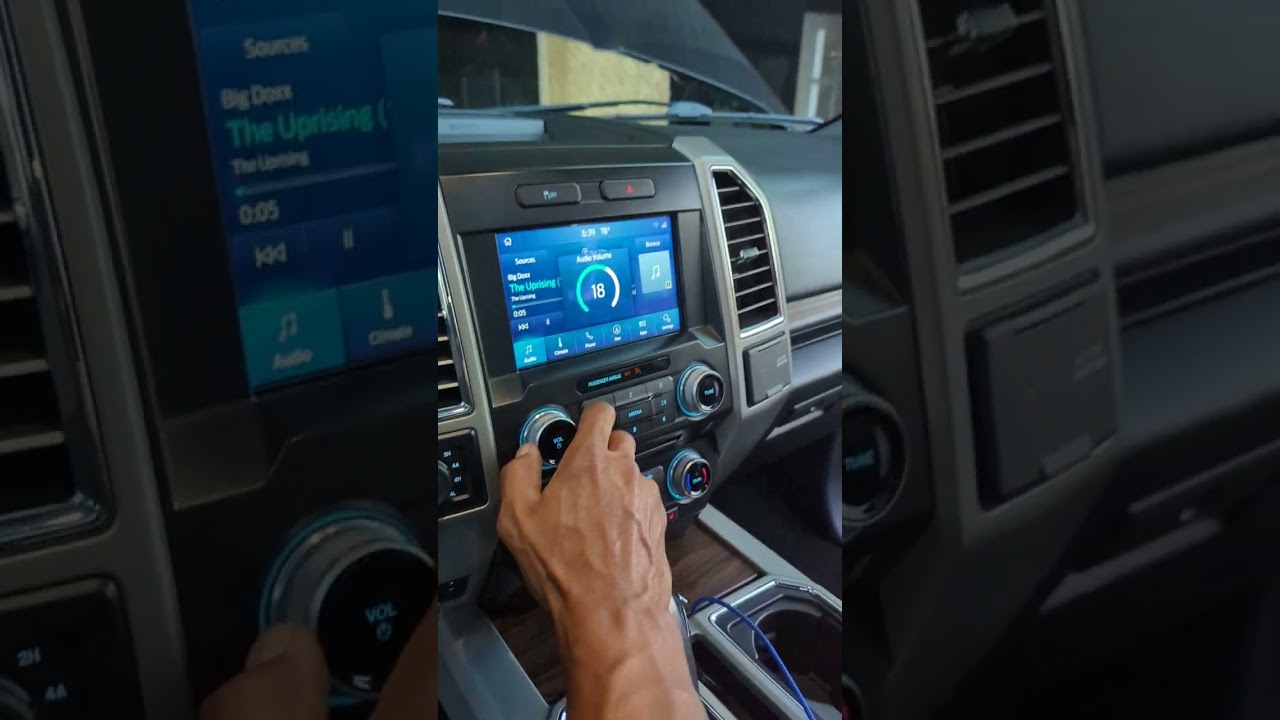 2015 F150 Lariat with Sony system-  Skar Amp and Pioneer  sub installation