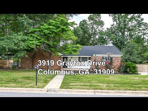 3919 Grayfox Drive, Columbus, GA home video tour