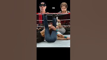 Every Dean Ambrose vs John Cena 1 vs 1 Match Result Edit 💥 #wwe