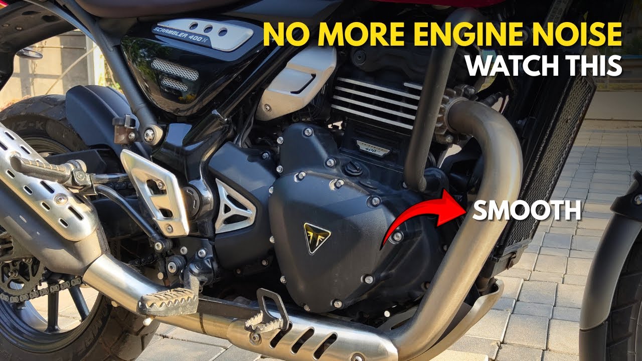 ENGINE NOISE ISSUE Resolved | Triumph Speed & Scrambler 400 X | TwoWheelTrails