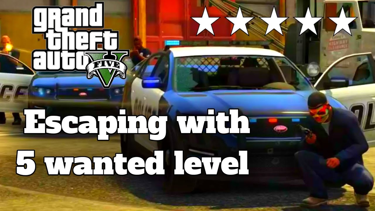 Can escape and hide with 5 star wanted level on GTA V 😮 gameplay 🎮 ...