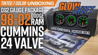 2nd Gen 24 Valve Cummins Gauges & Pillar Pod Unboxing | 98-02 Ram | Tinted 7 Color DS2 Package