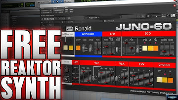 FREE REAKTOR SYNTH | JUNO-60 🎵🔥