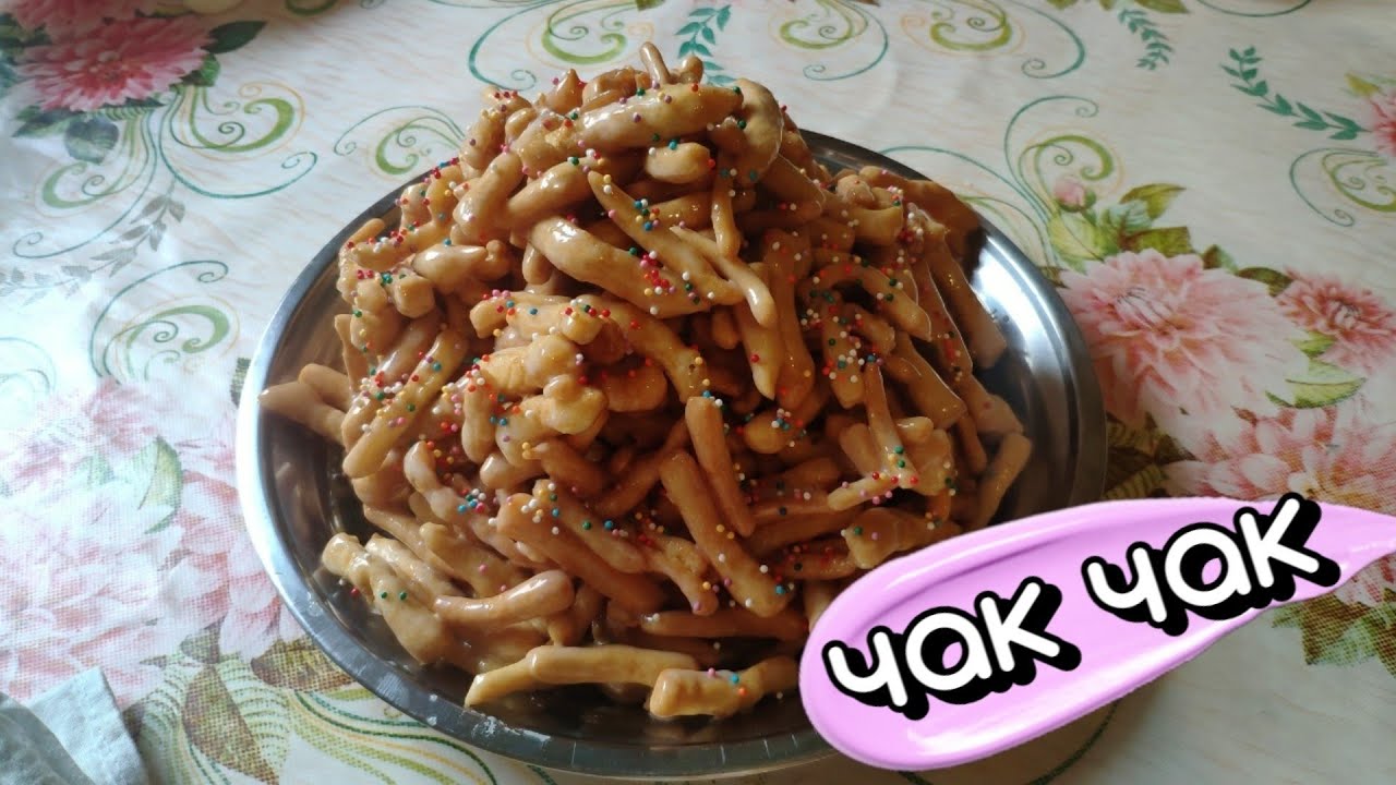 Башкирский чак чак. Вкусный десерт к чаю 🥰 Башкирка готовит чак чак👑 ...