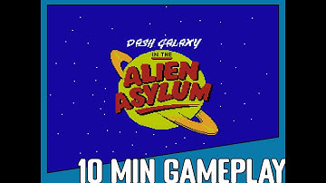 10 Minute Gameplay: Dash Galaxy in the Alien Asylum (1990) NES