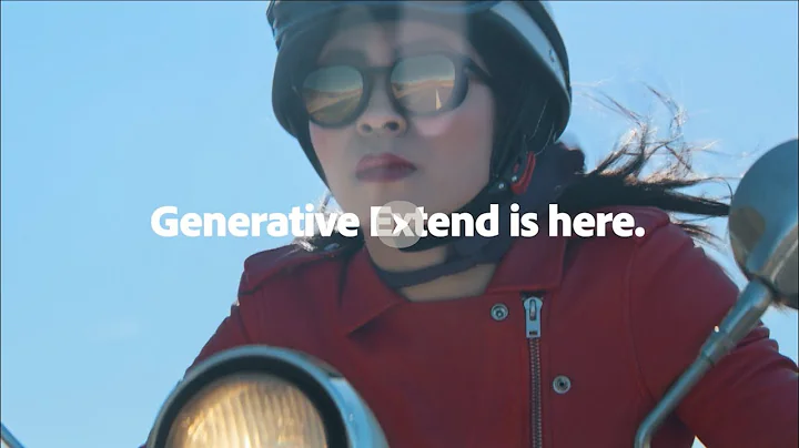 Generative Extend | Premiere Pro 2025 Updates | Adobe Video