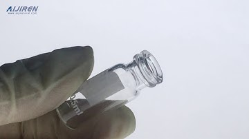 Aijiren,1.5mL 11mm Snap Ring Autosampler Vials For HPLC GC Analysis