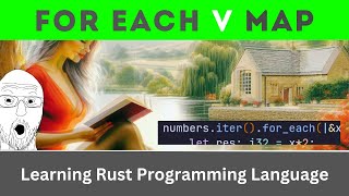 for_each v map | Rust Language