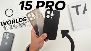 The Worlds THINNEST iPhone 15 Pro Case!