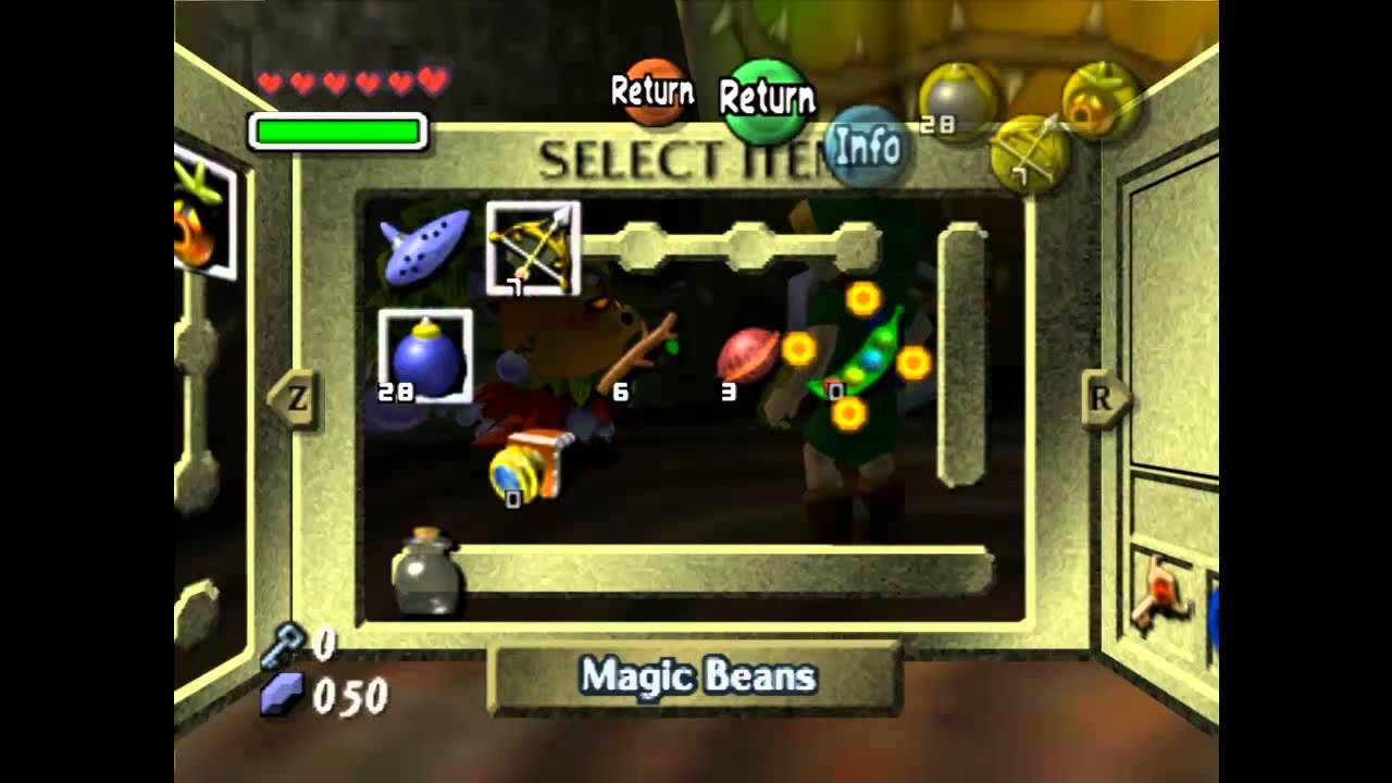 The Legend of Zelda Majora's Mask Walkthrough parte 12 Woodfall Temple ...