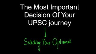 How to choose your Optional Subject for UPSC CSE?