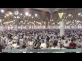 صلاة العشاء كاملة اليوم الجمعة 1438 7 3 المسجد النبوي للشيخ علي الحذيفي البلد والليل