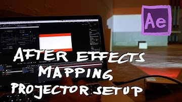 How to Setup Your After Effects Camera for 3D Mapping - tutorial