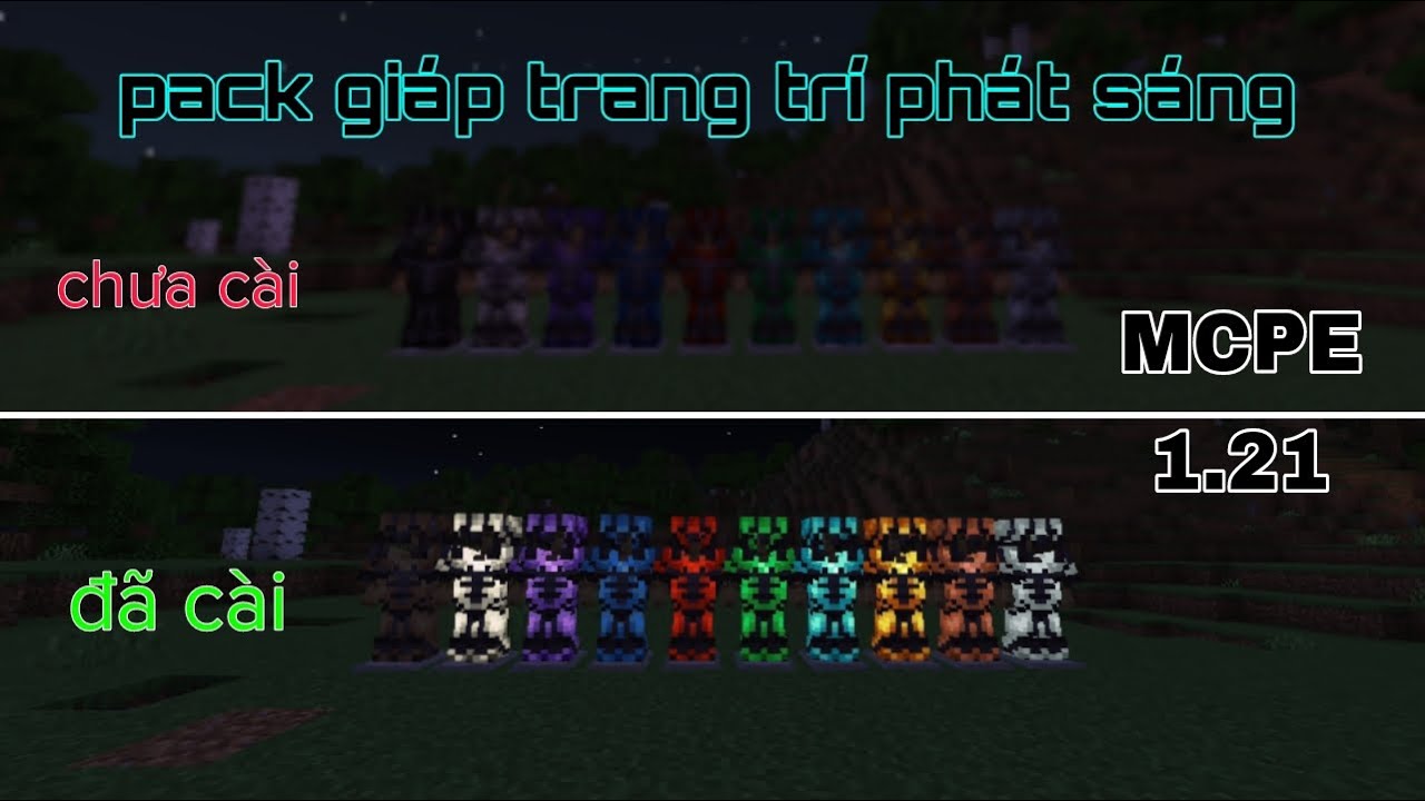 Pack gi p c trang tr ph t s ng cho minecraft pe 1 21 c h ng d n