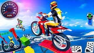 Motorcycle Tricky Stunts Master Impossible Track Games - Bike Stunt Race Master - Android GamePlay screenshot 5