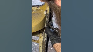 VW Bus Front nose panel deconstruction #vwbus #rustrepair #carrestoration #classiccars #diy