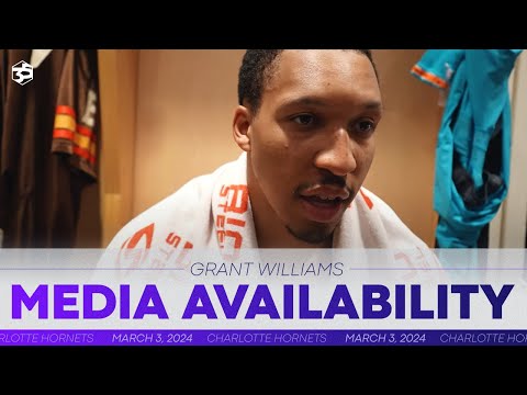 Hornets vs Raptors: Grant Williams Postgame Media Availability | 3/3/2024