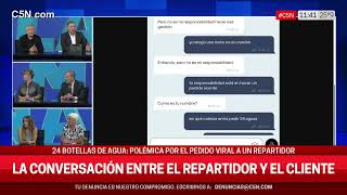 POLÉMICA por un PEDIDO VIRAL: LA CONVERSACIÓN entre el REPARTIDOR y un CLIENTE