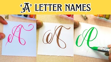 🎨✨ Satisfying Calligraphy Names Starting with 