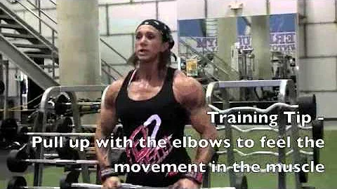 IFBB Pro Bodybuilder Janeen Lankowski Shoulder Tra...