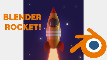 BLENDER ROCKET LIVE MODELING