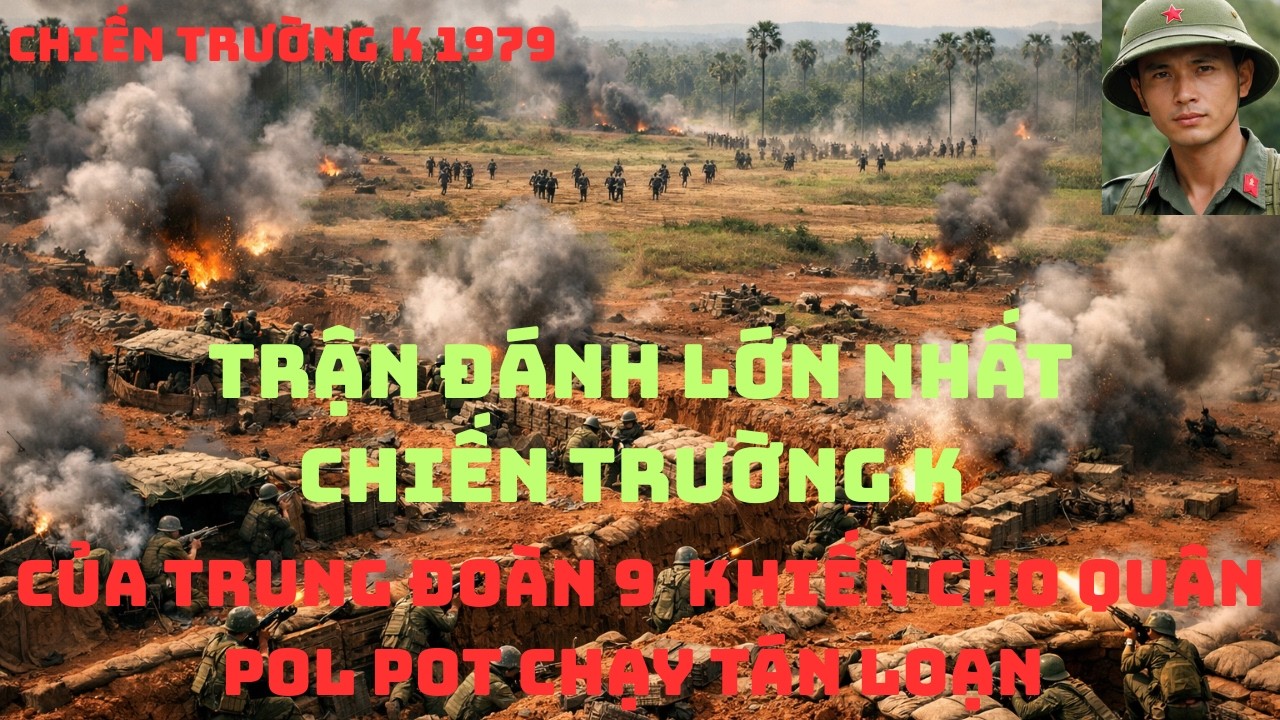 TRẬN ĐÁNH LỚN NHẤT CỦA TRUNG ĐOÀN 9 _KHIẾN QUÂN POL POT CHẠY TÁN LOẠN