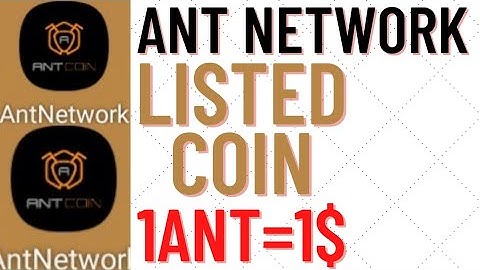 Ant network mining.Listed coin.