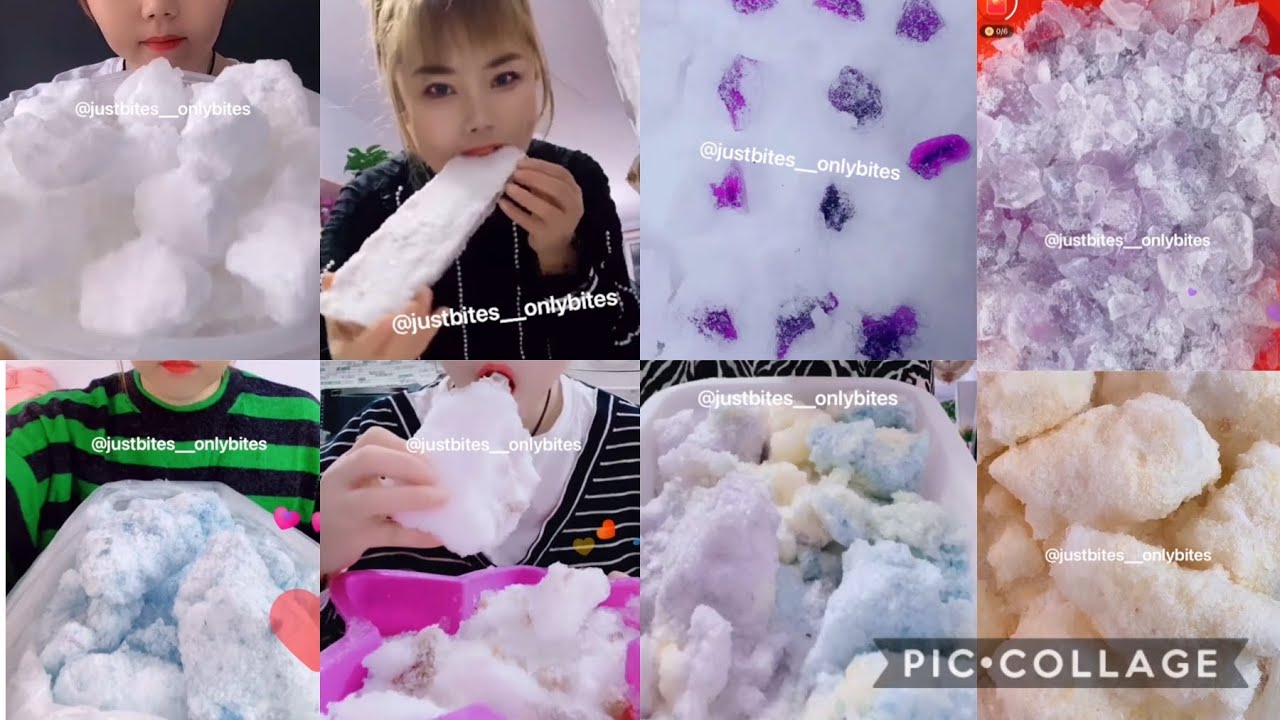 ❄️Wang-Xiao-wei ice bites only🤤❄️Super sqeauky, Crunchy, Hard ice bites🤤☃️