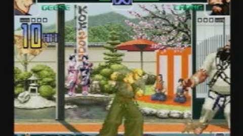 King Of Fighters 2002 Original Geese combo 4