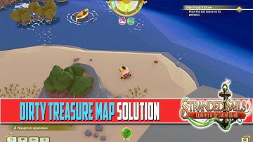 Stranded Sails Dirty Treasure Map Solution (Golden Shovel Location)