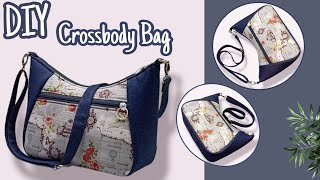 DIY Cara Membuat Tas/Crossbody Bag Tutorial & Pattern